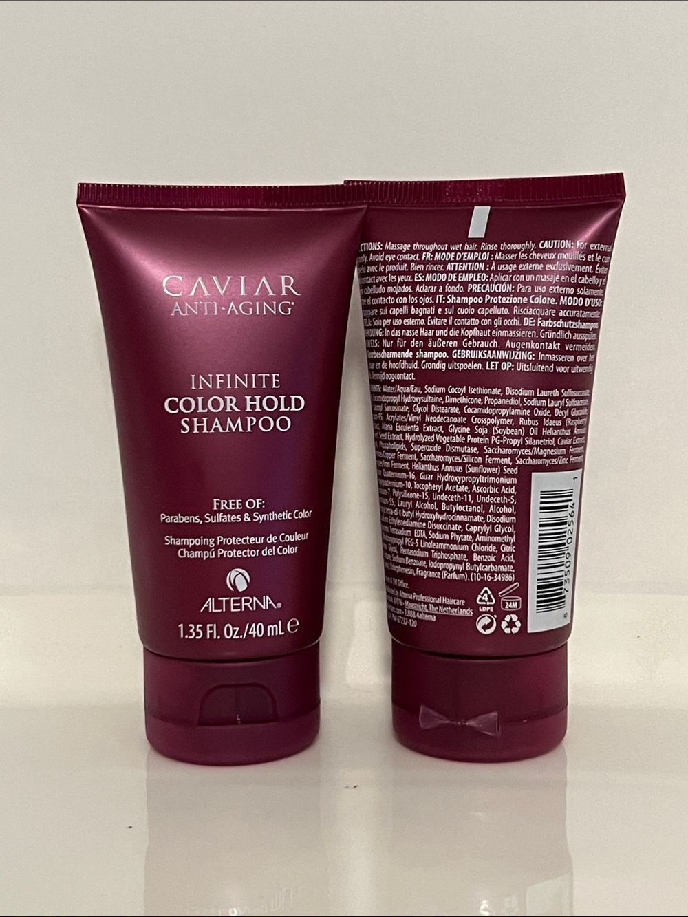 Set of 2- Caviar Anti-Aging Infinite Color Hold Shampoo